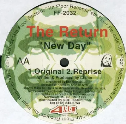 Return, The - Lights Out / New Day, Electronic, Deep House, House, 1999 - 4th Floor Records, US, Vinyl 1x 12", 33 ⅓ RPM