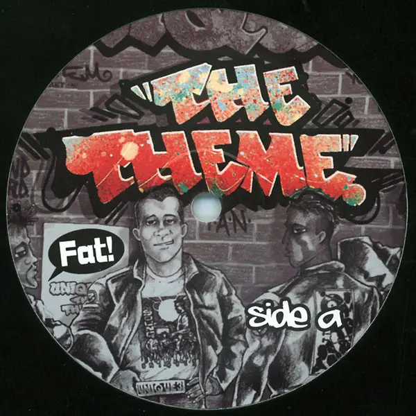 Unique 3 - The Theme, Electronic, Electro, House, Minimal, Techno, 2007 - Fat! Records, UK, Vinyl 1x 10", 33 ⅓ RPM, 45 RPM, L