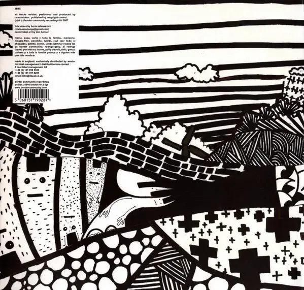 Ricardo Tobar - El Sunset, Electronic, Ambient, Electro, Minimal, Progressive House, 2007 - Border Community, UK, Vinyl 1x 12