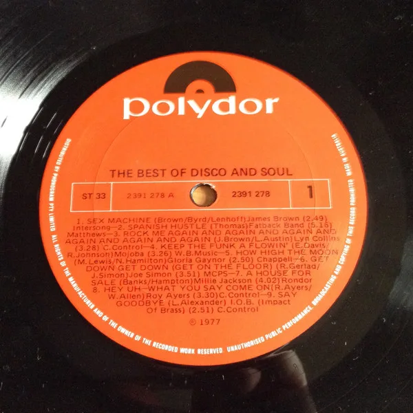 Album cover for The Best Of Disco And Soul by Various