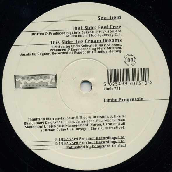 Album cover for Feel Free / Ice Cream Dreams by Seafield