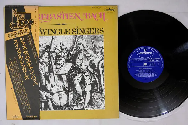 Les Swingle Singers - Jazz Sébastien Bach, Classical, Jazz, Baroque, 1974 - Mercury, Japan, Vinyl 1x LP, Album, Limited Editi