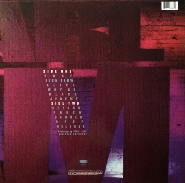 Album cover for Ten by Pearl Jam