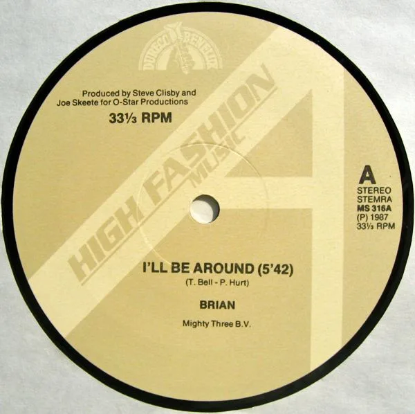 Album cover for I'll Be Around by Brian (49)