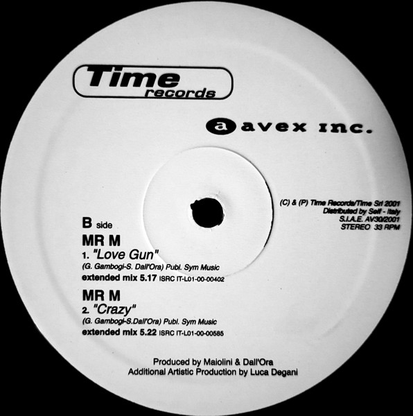 Toby Ash / Mike West / Mr. M - Untitled - 2001 - Eurobeat - Avex Inc., Time Records - Vinyl 1x 12", 33 ⅓ RPM