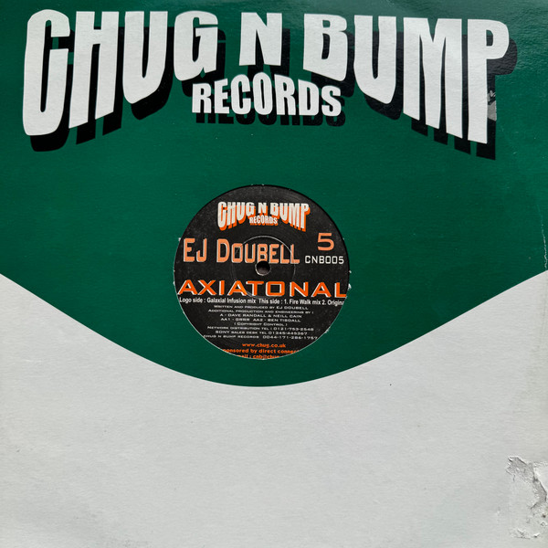 EJ Doubell - Axiatonal, Electronic, Hard House, House, 1996 - Chug N Bump Records, UK, Vinyl 1x 12", 33 ⅓ RPM