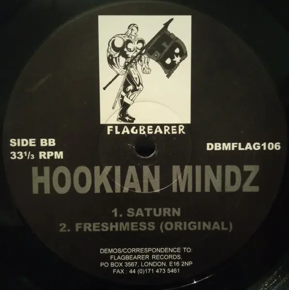 Hookian Mindz - Freshmess, Electronic, Breakbeat, Downtempo, Techno, 1995 - Flagbearer Records, UK, Vinyl 2x 12", 33 ⅓ RPM