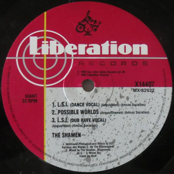 Album cover for L.S.I. (Love Sex Intelligence) by Shamen, The