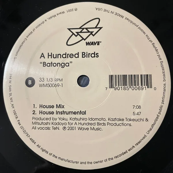 Album cover for Batonga by A Hundred Birds