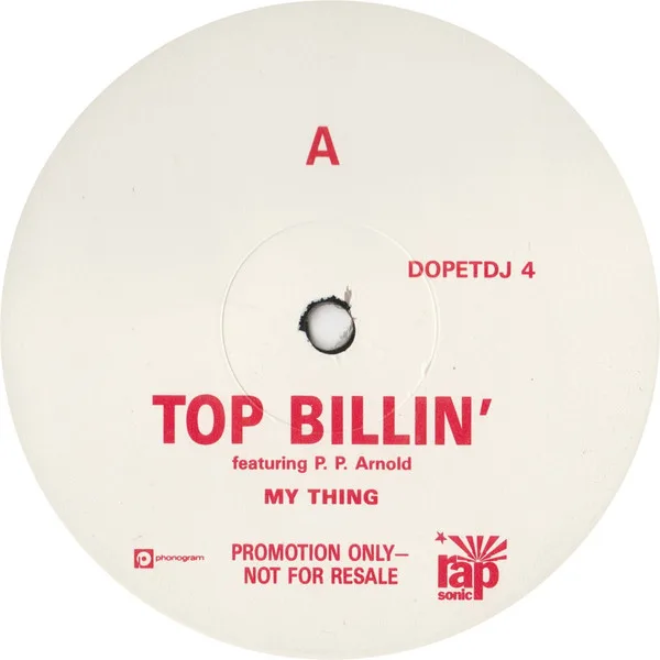 Album cover for My Thing / Surprise by Top Billin