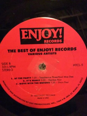 Album cover for The Best Of Enjoy! Records by Various
