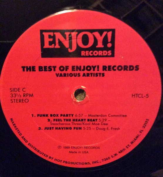 Album cover for The Best Of Enjoy! Records by Various