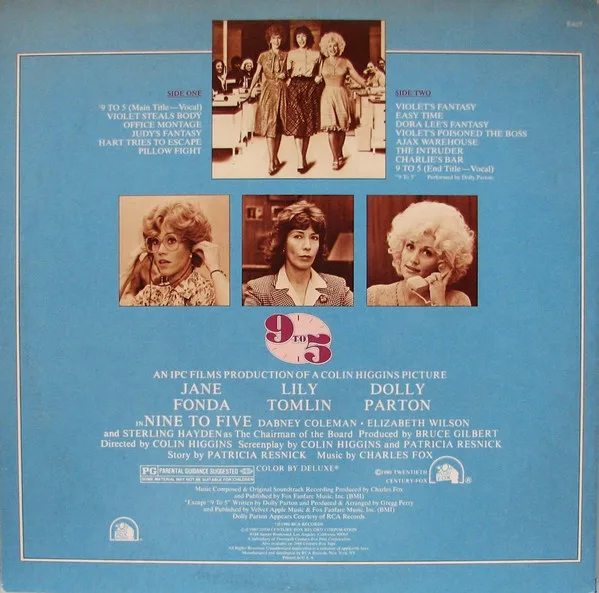 Album cover for "9 To 5" (Original Soundtrack Recording) by Charles Fox