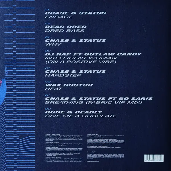 Chase & Status - Fabric Presents Chase & Status RTRN II Fabric, Electronic, Drum n Bass, Jungle, 2020 - Fabric (2), UK, Vinyl