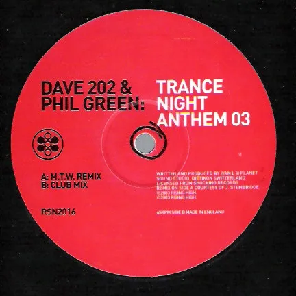 Trance Night Anthem 2003