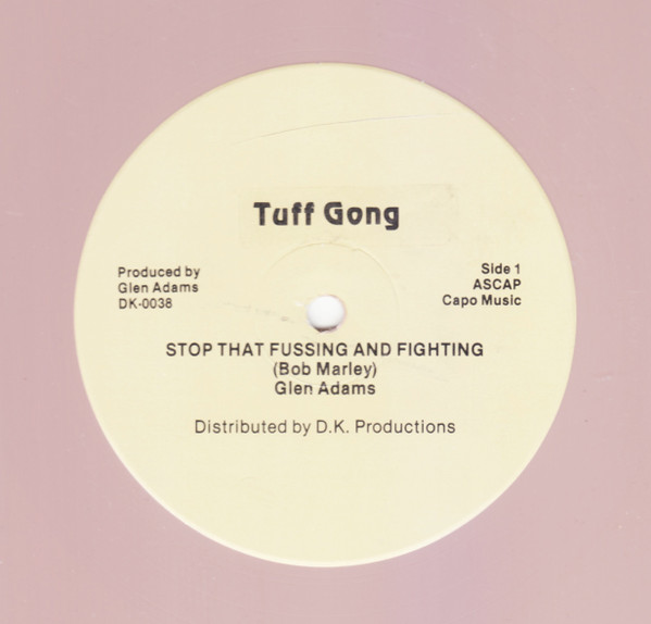 Stop That Fussing And Fighting / Mad Blank