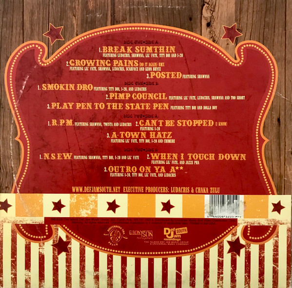 Ludacris Presents Disturbing Tha Peace - Golden Grain, Hip Hop, 2002 - Def Jam South, Disturbing Tha Peace, US, Vinyl 2x LP, 