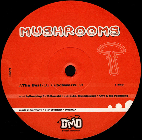 Mushrooms - The Best, Electronic, Trance, 1997 - DMD, Germany, Vinyl 1x 12"
