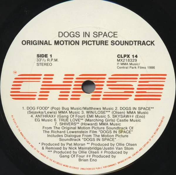 Album cover for Dogs In Space (Original Motion Picture Soundtrack) by Various