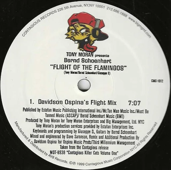 Album cover for Flight Of The Flamingos by Tony Moran Presents Bernd Schoenhart