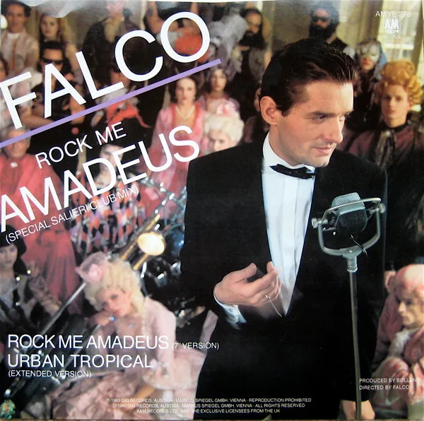 Album cover for Rock Me Amadeus (Special Salieri Club Mix) by Falco