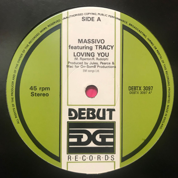 Album cover for Loving You by Massivo Featuring Tracy Ackerman