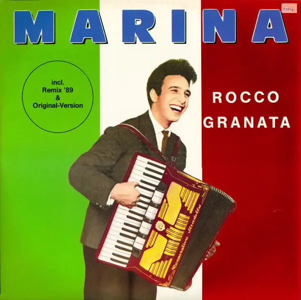Rocco Granata - Marina (Remix '89), Electronic, Euro House, New Beat, 1989 - ZYX Records, Germany, Vinyl 1x 12", 45 RPM