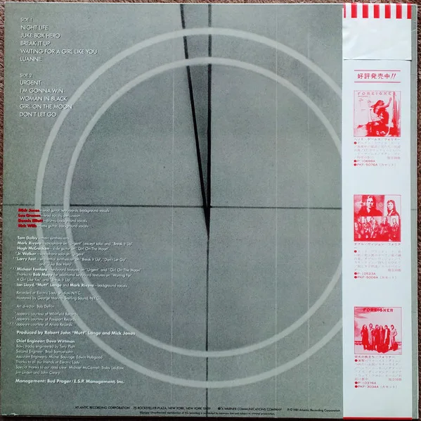 Album cover for 4 by Foreigner