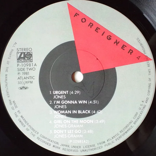 Album cover for 4 by Foreigner