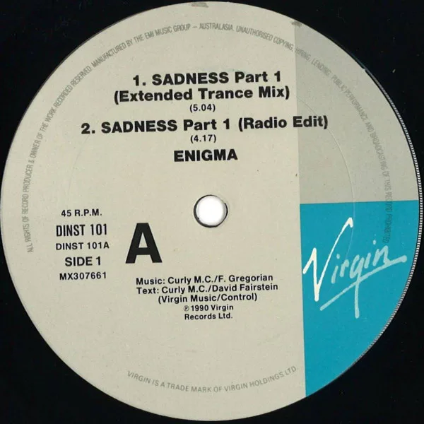 Album cover for Sadness Part 1 by Enigma