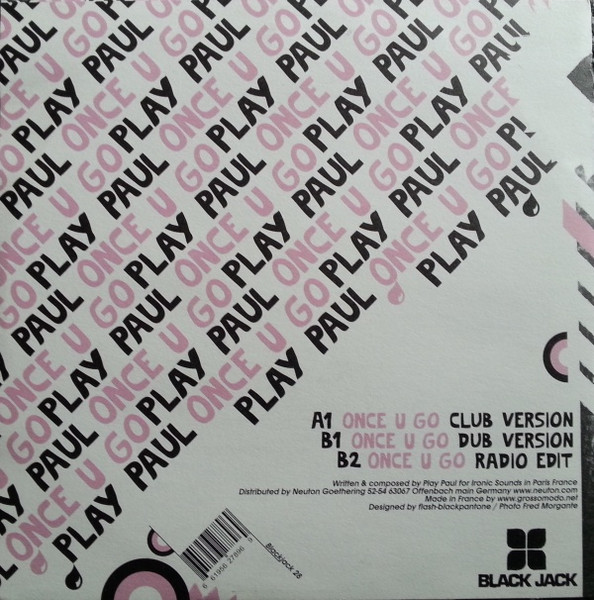 Album cover for Once U Go by Play Paul