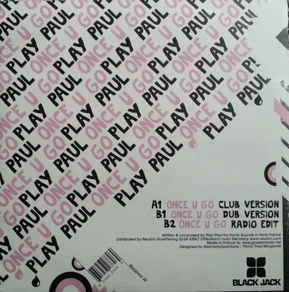 Album cover for Once U Go by Play Paul