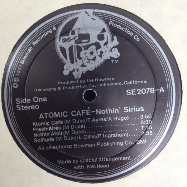 Album cover for Atomic Cafe by Nothin' Sirius