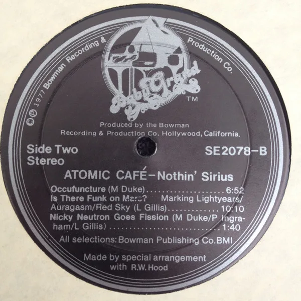 Album cover for Atomic Cafe by Nothin' Sirius