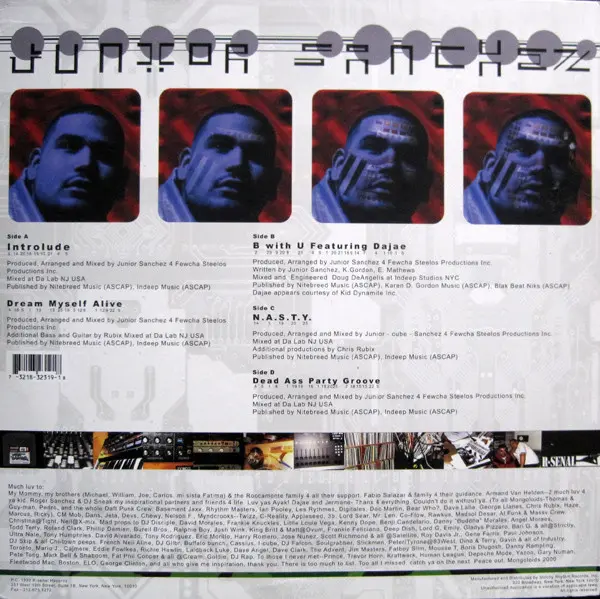 Junior Sanchez - 2Morrows Future 2Day - 1999 - House - R-Senal - Vinyl 2x 12", 33 ⅓ RPM