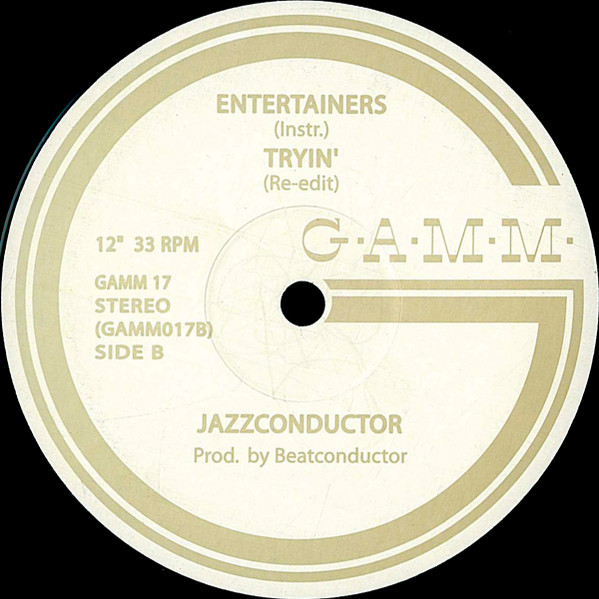 Jazzconductor - Entertainers, Electronic, Drum n Bass, Future Jazz, 2005 - G.A.M.M., Sweden, Vinyl 1x 12", 33 ⅓ RPM