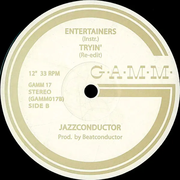Jazzconductor - Entertainers, Electronic, Drum n Bass, Future Jazz, 2005 - G.A.M.M., Sweden, Vinyl 1x 12", 33 ⅓ RPM