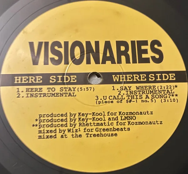 Album cover for Here To Stay by Visionaries