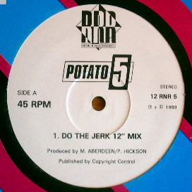 Potato 5 - Do The Jerk - 1989 - Dancehall, Dub, Rocksteady, Ska - Rhyme 'N' Reason Records - Vinyl 1x 12", 45 RPM