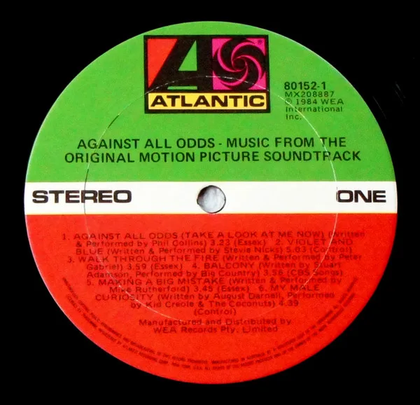 Album cover for Against All Odds - Music From The Original Motion Picture by Various