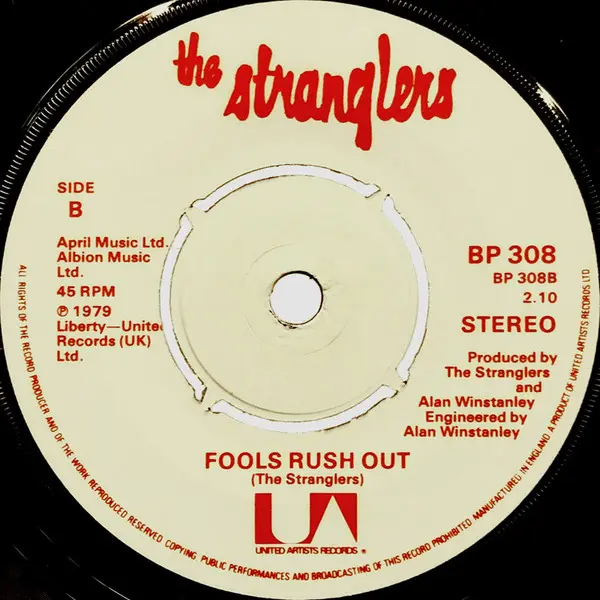 Stranglers, The - Duchess, Rock, New Wave, Punk, 1979 - United Artists Records, UK, Vinyl 1x 7", 45 RPM, Single, Stereo Matte