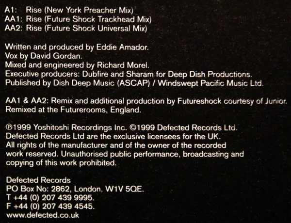 Album cover for Rise by Eddie Amador