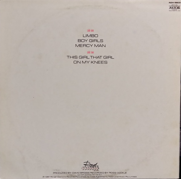 Stockings (2), The - Limbo, Rock, 1981 - Rough Diamond Records (2), Australia, Vinyl 1x 12", 33 ⅓ RPM, EP