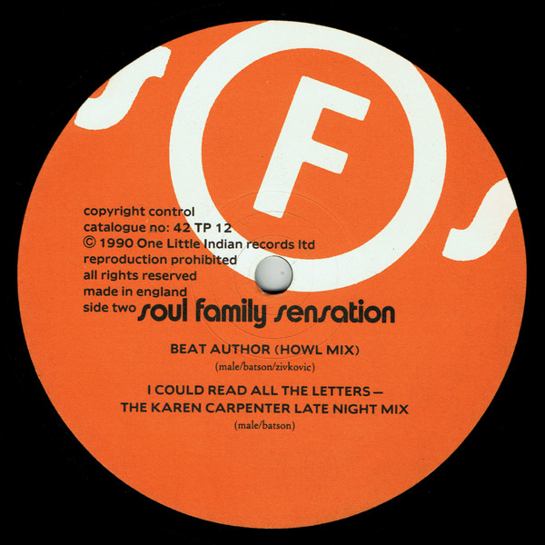 Soul Family Sensation - I Don't Even Know If I Should Call You Baby, Electronic, Deep House, Downtempo, Trip Hop, 1990 - One 