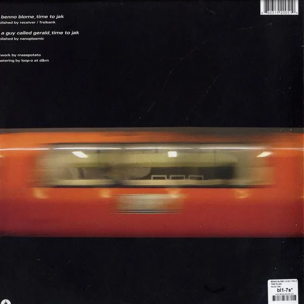 Album cover for Time To Jak by Benno Blome / A Guy Called Gerald