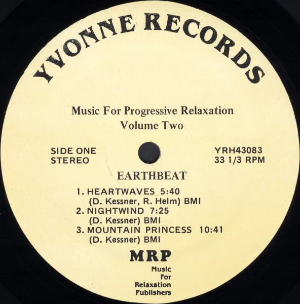 Album cover for Music For Progressive Relaxation – Volume Two - Earthbeat by Kessner - Helm Project, The