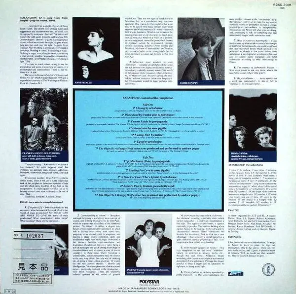 Various - I Q 6 Zang Tumb Tuum Sampled, Electronic, Pop, Rock, Downtempo, Modern Classical, Pop Rock, Synth-pop, 1985 - Islan