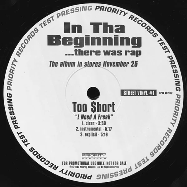 Album cover for Sucker MC's / I Need A Freak by Wu-Tang Clan / Too Short