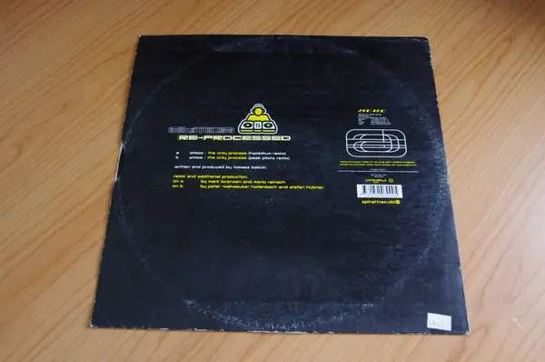 Atmos - Re-Processed 2, Electronic, Progressive Trance, Psy-Trance, 2001 - ACDC, Sweden, Vinyl 1x 12", 45 RPM