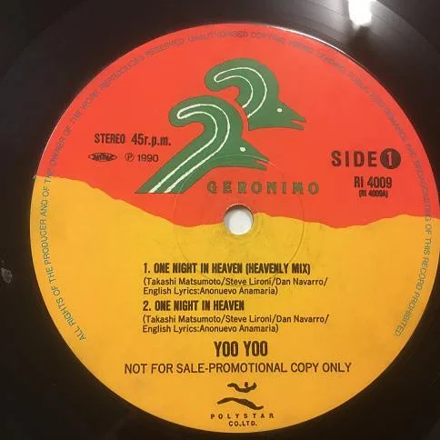 Album cover for One Night In Heaven by Yoo Yoo